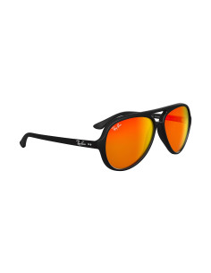 Ray Ban Rb4125 601S69 Cats 5000 Naranja Espejo Negro Mate | Sunnies... 2