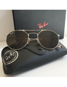 Ray Ban RB8147M 9165 Round Titanium Negro Polarizado Plata | Sunnie... 2