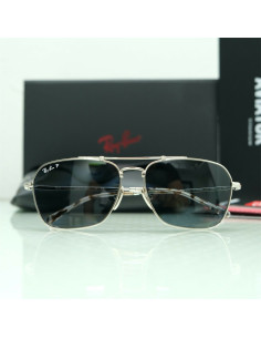 Ray Ban RB8136M 9165 Caravan Titanium Azul Plata Polarizado | Sunni... 2