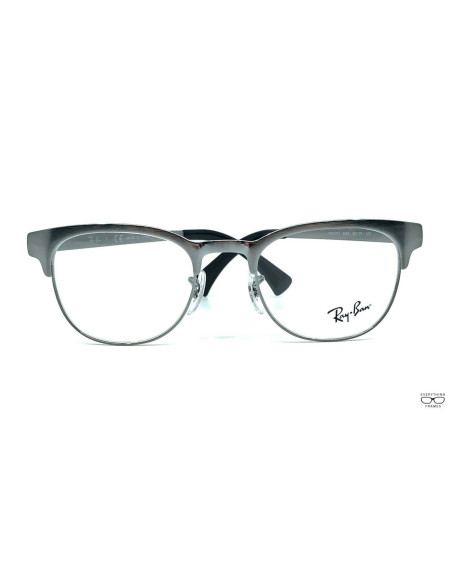 Ray Ban Oftalmico RB6317 2553 Clubmaster Metal Gris Negro | Sunnies...