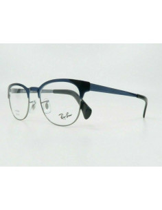 Ray Ban Oftalmico Rb6317 2863 Clubmaster Metal Azul Plata | Sunnies... 2