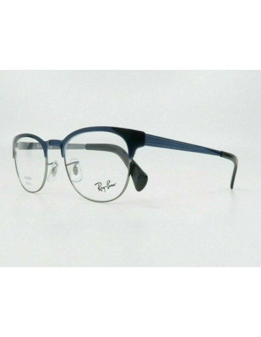 Ray Ban Oftalmico Rb6317 2863 Clubmaster Metal Azul Plata | Sunnies...