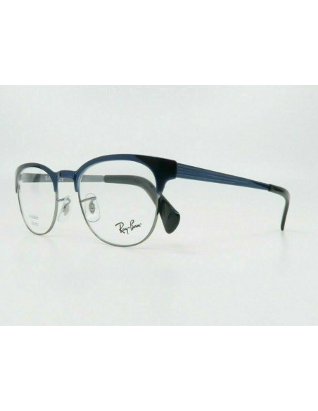 Ray Ban Oftalmico Rb6317 2863 Clubmaster Metal Azul Plata | Sunnies...