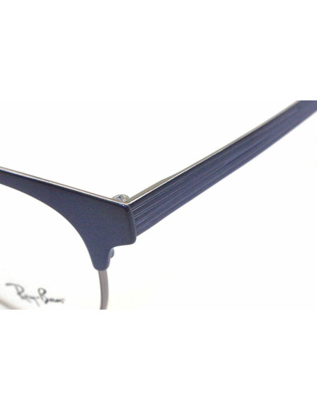 Ray Ban Oftalmico Rb6317 2863 Clubmaster Metal Azul Plata | Sunnies...