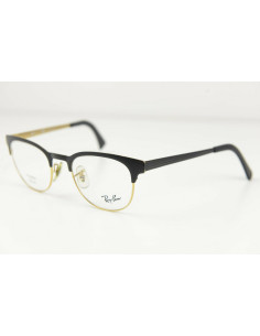 Ray Ban Oftalmico Rb6317 2833 Clubmaster Metal Negro Dorado | Sunni... 2