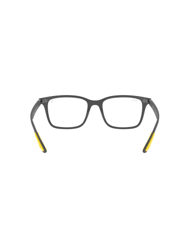 Ray Ban RB7144M F608 Oftalmico Square Scuderia Ferrari Amarillo Gri...