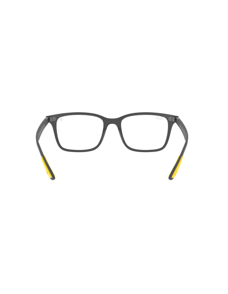 Ray Ban RB7144M F608 Oftalmico Square Scuderia Ferrari Amarillo Gri...