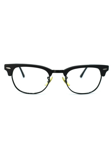 Ray Ban Oftálmico Rb5154 2077 Clubmaster Negro Mate Gris | Sunnies.uno