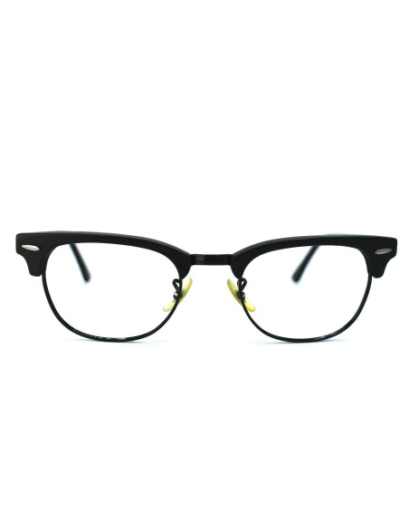 Ray Ban Oftálmico Rb5154 2077 Clubmaster Negro Mate Gris | Sunnies.uno
