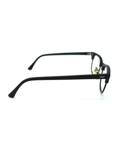 Ray Ban Oftálmico Rb5154 2077 Clubmaster Negro Mate Gris | Sunnies.uno