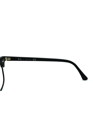 Ray Ban Oftálmico Rb5154 2077 Clubmaster Negro Mate Gris | Sunnies.uno