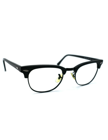Ray Ban Oftálmico Rb5154 2077 Clubmaster Negro Mate Gris | Sunnies.uno