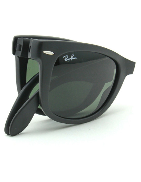 Ray Ban Rb4105 601 Wayfarer Folding Negro G-15 | Sunnies.uno