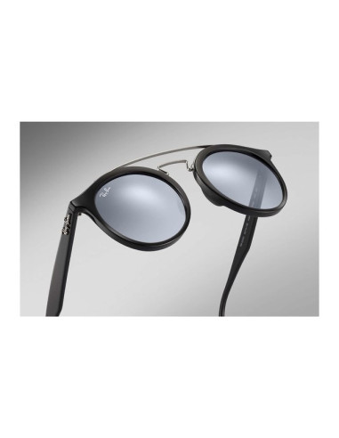 Ray Ban Rb4256 6274/7B Gatsby I Plata Espejo Negro Original | Sunnies...