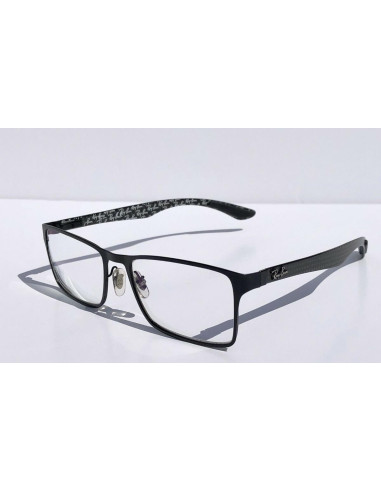 Ray Ban Oftalmico Rb8415 2848 Square Negro Fibra De Carbono | Sunni...