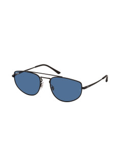 Ray Ban RB3668 901480 Square Shape Negro Azul transparente  | Sunnies... 2