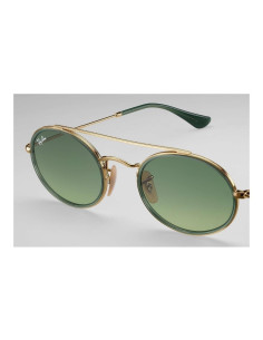 Ray Ban Rb3847n 91224m Oval Double Bridge Verde Degradado | Sunnies... 2