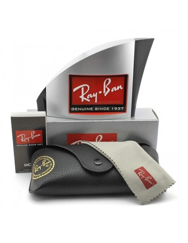Ray Ban Rb3647n 001 Round Double Bridge Negro G-15 Dorado | Sunnies.uno