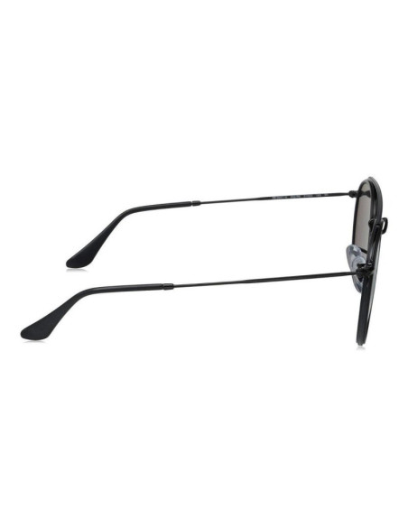 Ray Ban Rb3647n 001 Round Double Bridge Negro G-15 Dorado | Sunnies.uno