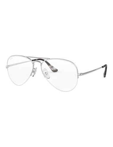 Ray Ban Oftalmico Rb6589 2501 Aviator Gaze Plateado Original | Sunn...