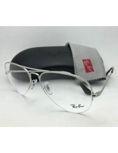 Ray Ban Oftalmico Rb6589 2501 Aviator Gaze Plateado Original | Sunn... 2