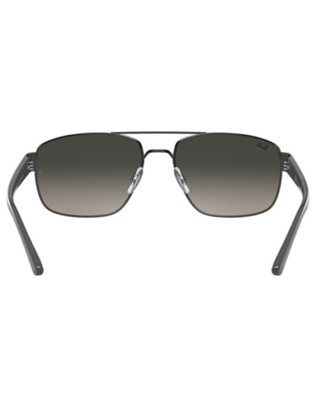 Ray Ban Rb3663 004/71 Square Shape Gris degradado Plateado Negro