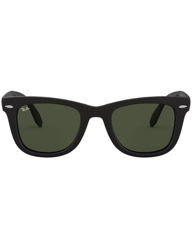Ray Ban Rb4105 601S Wayfarer Folding Negro Mate G-15 Original