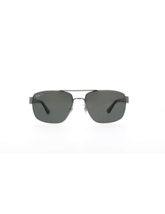 Ray Ban Rb3663 004/58 Square Shape Negro Gris Polarizado Original 2
