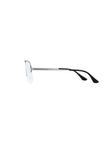 Ray Ban Rb6441 2501 new Aviator Oftalmico Plateado Negro Original