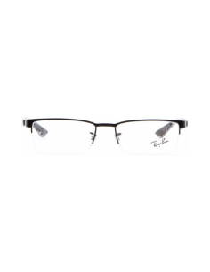 Ray Ban Oftalmico Rb8412 2509 Square Negro Fibra De Carbono 2