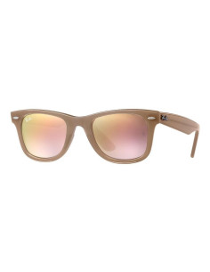 Ray Ban Rb4340 61667y Wayfarer Ease Marron Rosa Espejo | Sunnies.uno