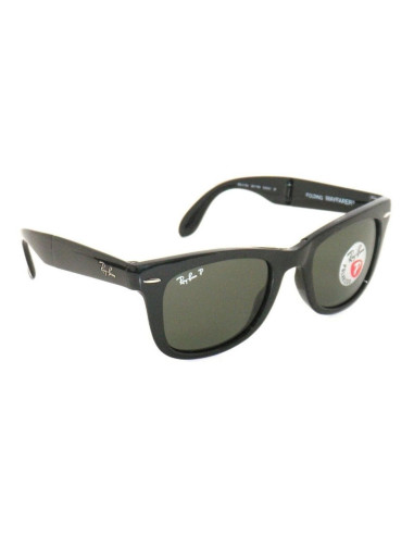 Ray Ban Rb4105 601/58 Wayfarer Folding Polarizado Negro G-15 | Sunn...