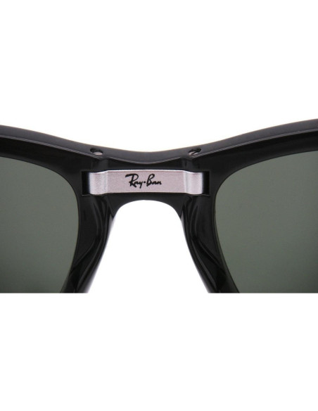 Ray Ban Rb4105 601/58 Wayfarer Folding Polarizado Negro G-15 | Sunn...