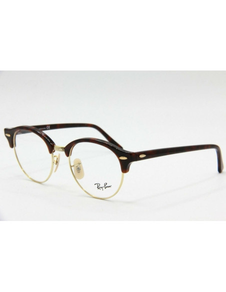 Ray Ban Oftalmico Rb4246v 2372 Clubround Optics Carey Dorado | Sunn...