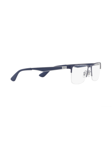 Ray ban Oftalmico RB6335 2947 Square Shape Azul Plateado