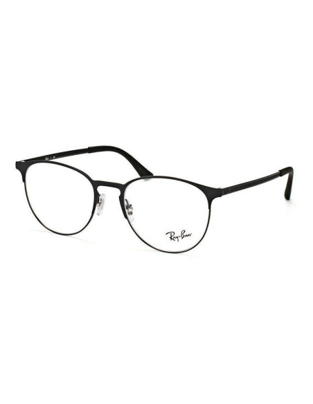 Ray Ban Oftalmico Rb6375 2944 Round Metal Negro Mate Icon | Sunnies...