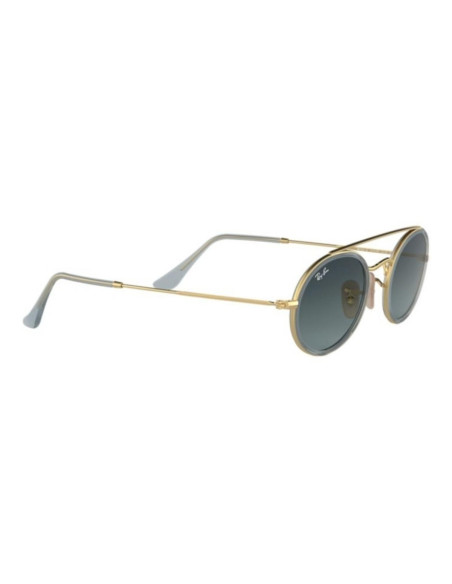 Ray Ban Rb3847n 91233m Oval Double Bridge Azul Degradado | Sunnies.uno
