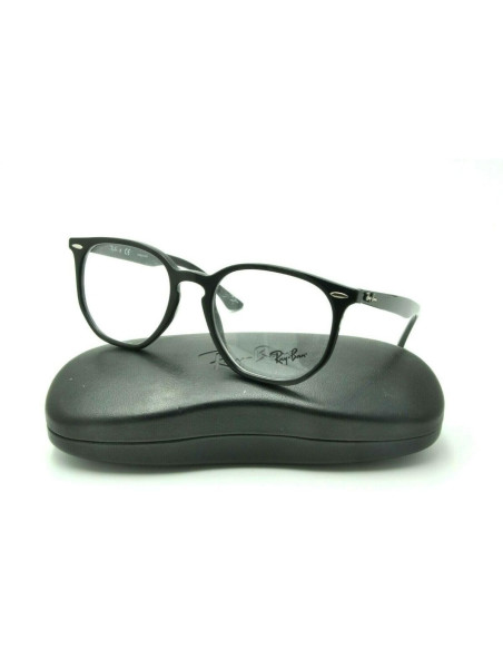 Ray Ban Oftalmico Rb7151 2000 Hexagonal Negro Brillante