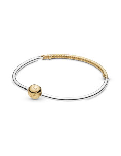 Brazalete Pandora Moments tipo esclava Shine de tres eslabones 568757C00