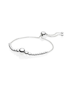 Brazalete Pandora deslizante de cadena de cuentas 597749
