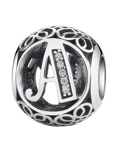 Charm Pandora Letra A Vintage 791845cz pa55