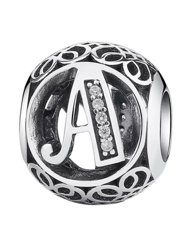 Charm Pandora Letra A Vintage 791845cz pa55
