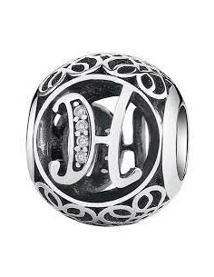 Charm Pandora Letra H Vintage 791852cz pa62