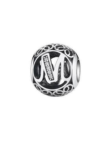 Charm Pandora Letra M Vintage 791857cz pa66