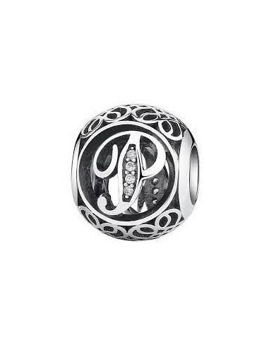 Charm Pandora Letra P Vintage 791860cz pa69