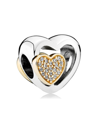 Charm Pandora Corazones Unidos 791806CZ pa89