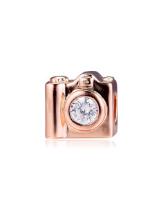 Charm Pandora  Camara Rosa con Circonita Cúbica  787986CZ pa105