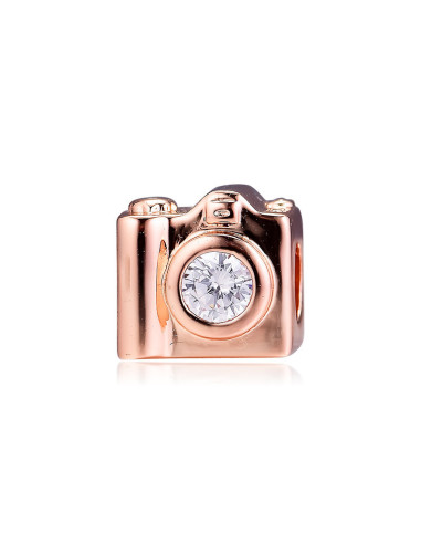 Charm Pandora  Camara Rosa con Circonita Cúbica  787986CZ pa105