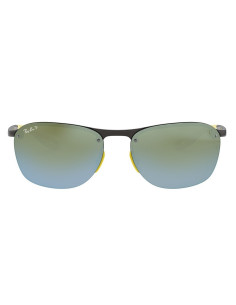 Ray Ban RB4302M F624/H1 Scuderia Ferrari Plata Amarillo 2