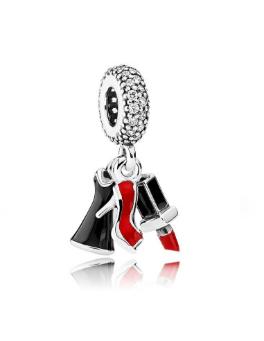 Charm Pandora  Camara Rosa con Circonita Cúbica  787986CZ pa105